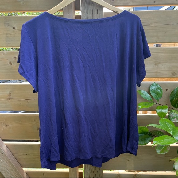 EF Silk Tee Indigo Blue - Picture 5 of 5